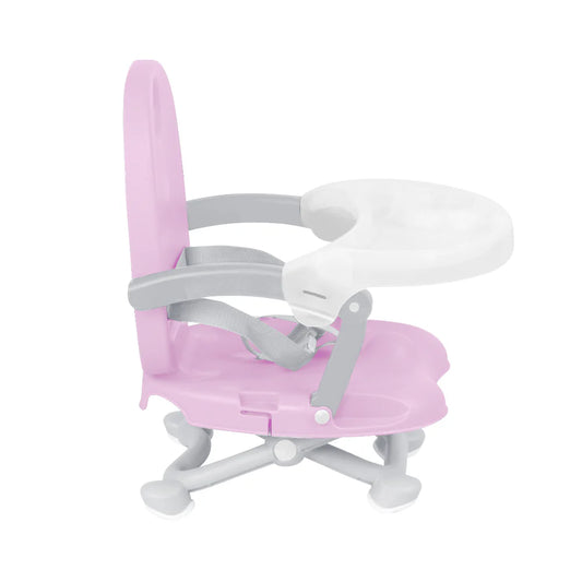Asiento Elevado para Comida Rosa