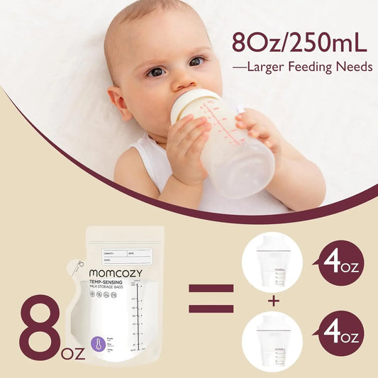 Bolsas de almacenamiento de leche Momcozy 200 unid 8 onzas