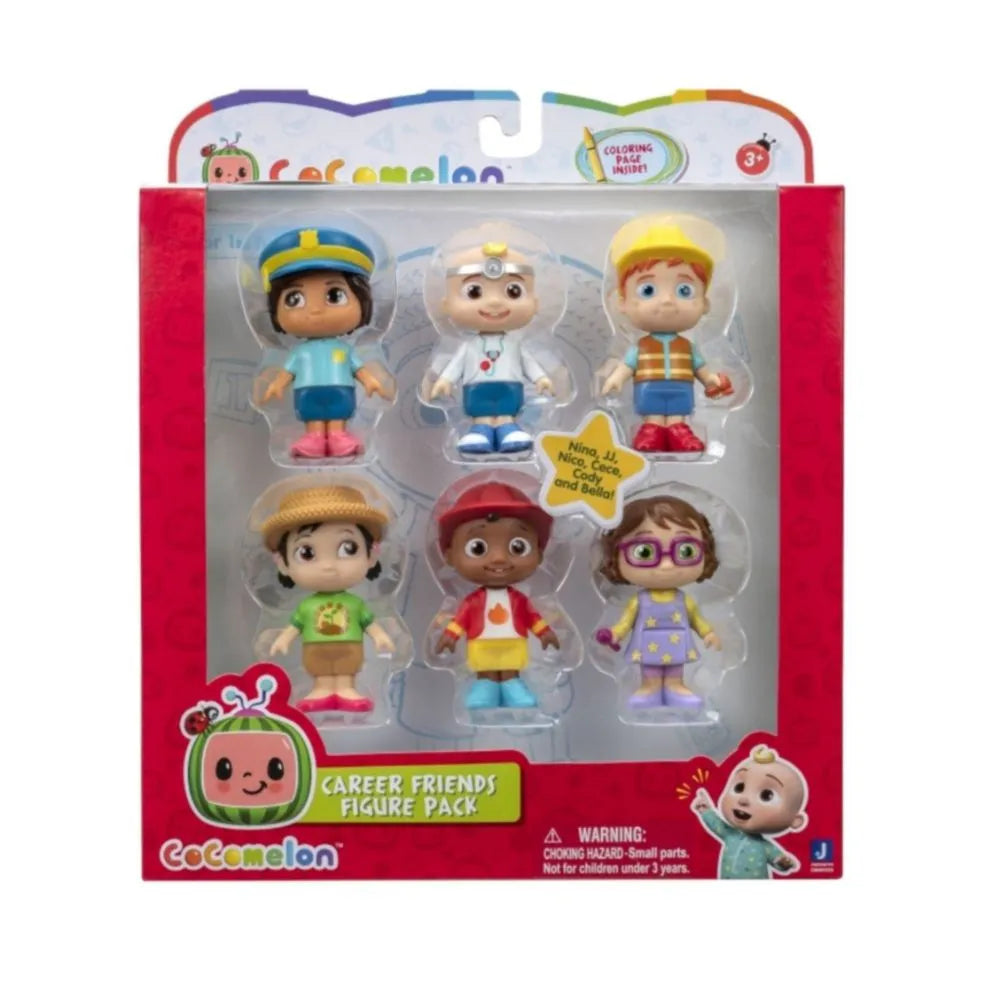 Cocomelon Pack De 6 Amigos Carrera