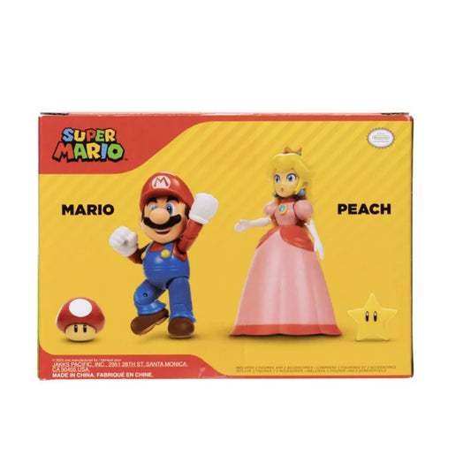 Figuras Nintendo Mario y Peach