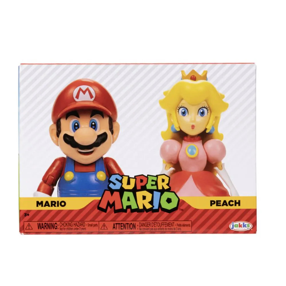 Figuras Nintendo Mario y Peach