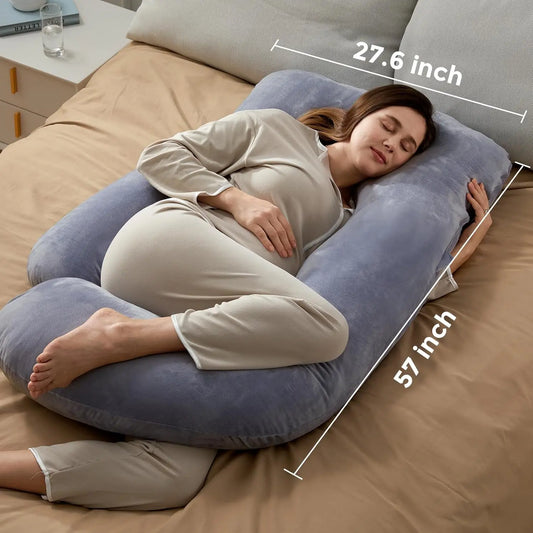 Almohada de Embarazo Momcozy - vista frontal del producto original