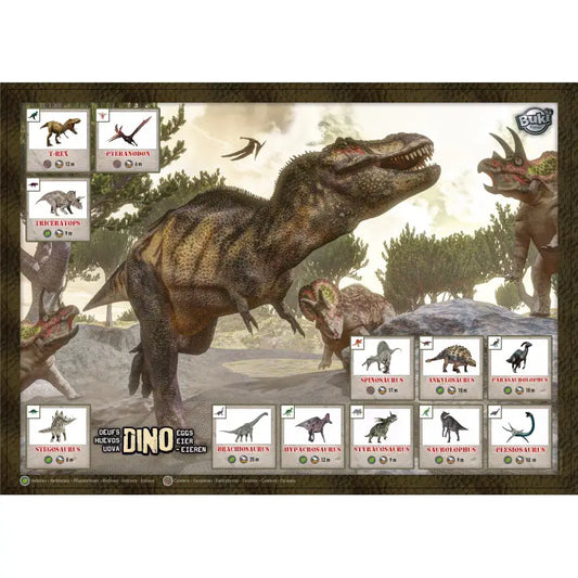 Set Dino Huevos Pack 12 Unidades Buki France