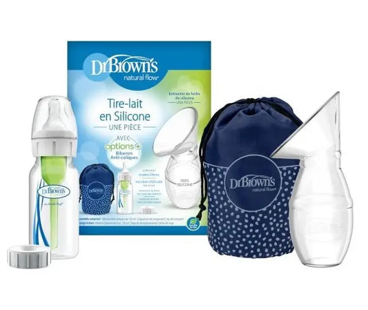 Dr. Browns Colector De Leche Materna Con Biberón Boca Estrecha