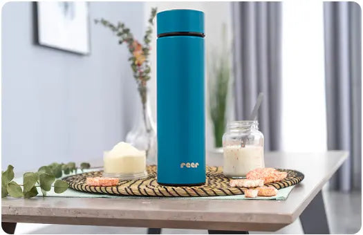 Termo De Acero Inoxidable Para Líquidos Azul