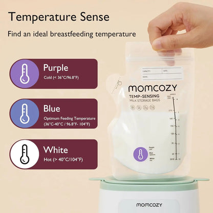 Bolsas de almacenamiento de leche Momcozy 200 unid 8 onzas