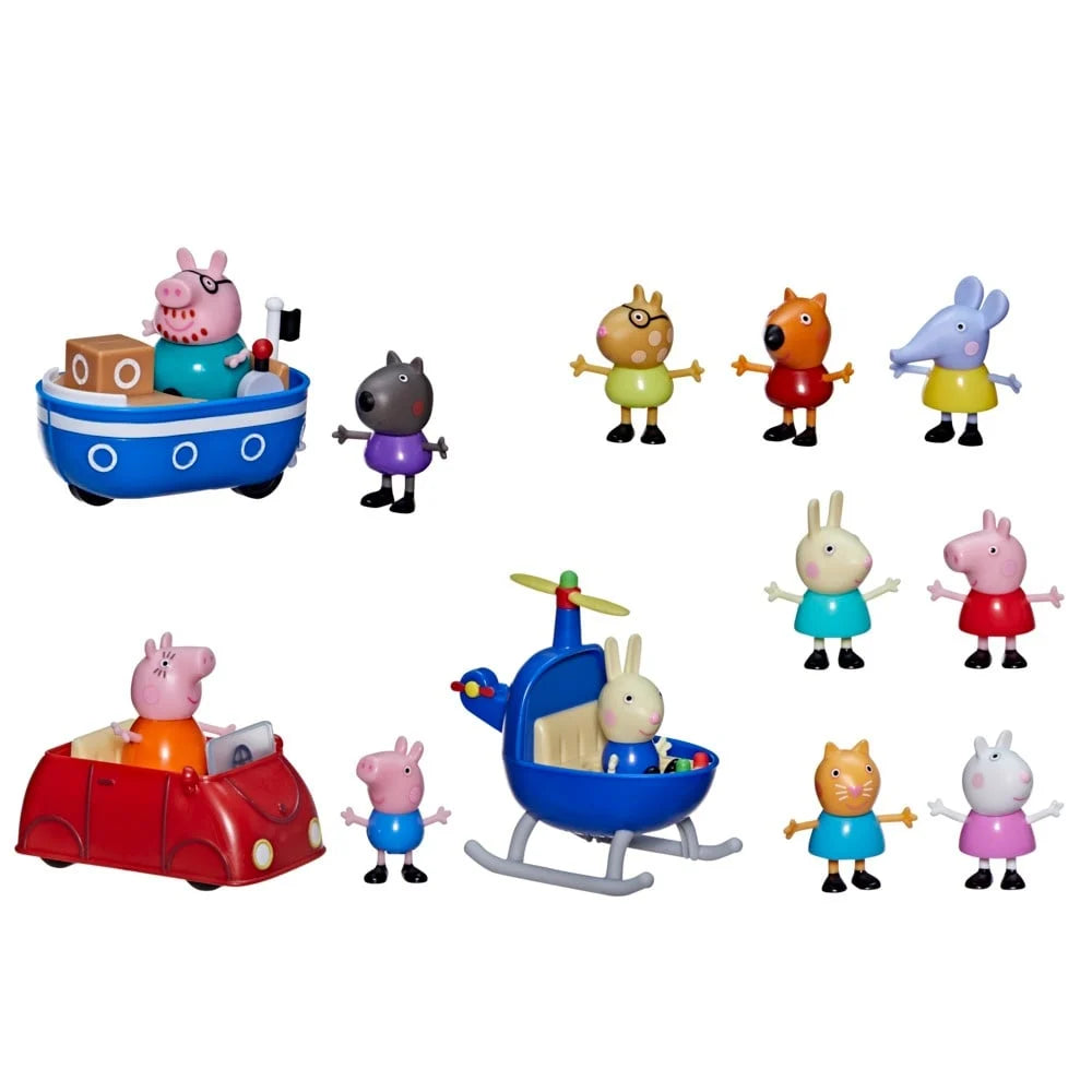 Figura de acción de viaje con Peppa Pig