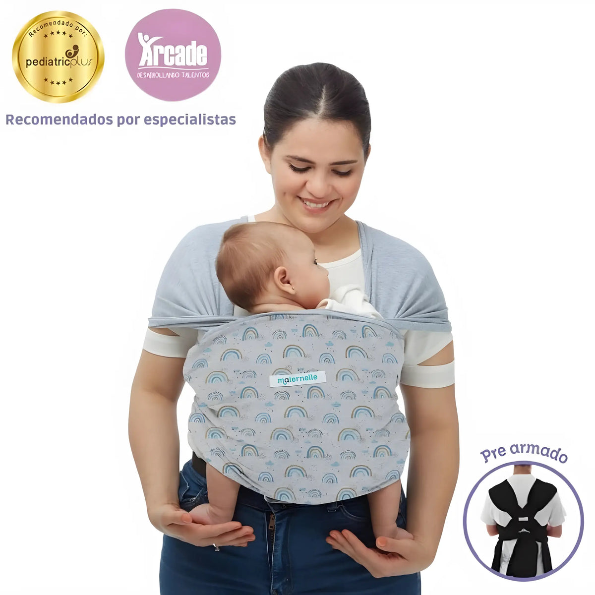 Fular Ergonómico Gris Maternelle