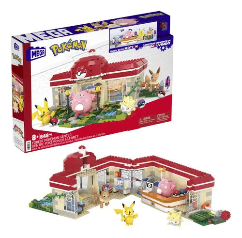 MEGA Pokémon Juguete de Construcción Centro en el Bosque