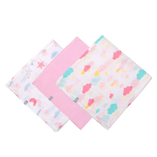 Mantas Ligeras Pack 3 Infanti Rosa