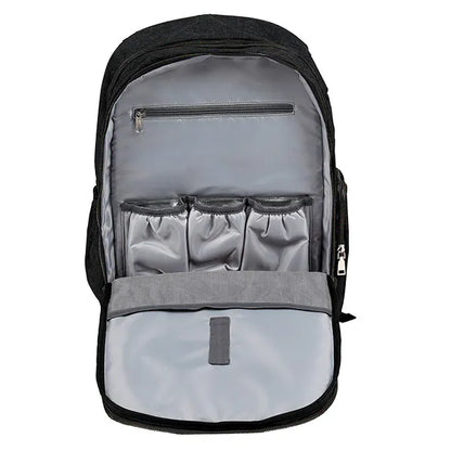 Mochila Maternal Roma negro melange