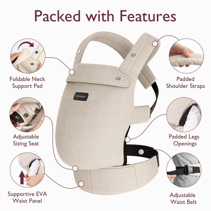 Momcozy Portabebés ergonómico Khaki