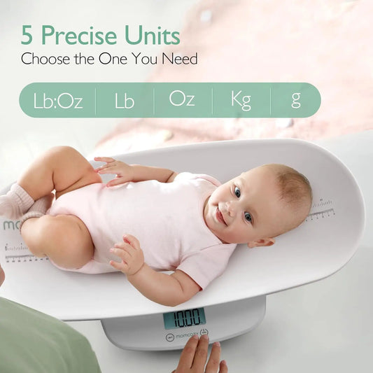Balanza digital de precisión para bebé marca Momcozy