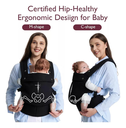 Momcozy Portabebés ergonómico negro