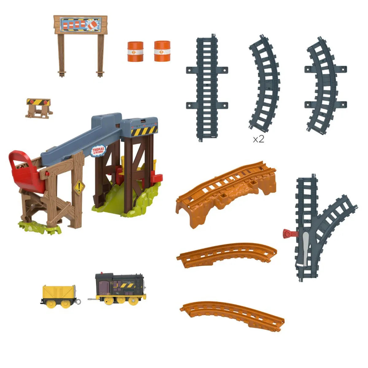 Pista Motorizada Thomas and friends Construcción Diesel