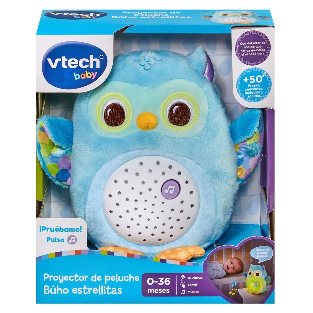 Proyector Peluche Para Bebé Vtech Búho Estrellas