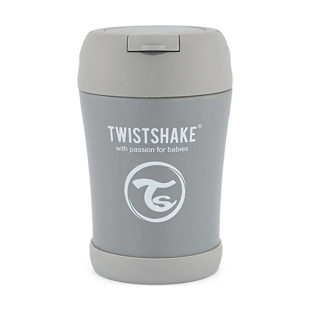 Termo Insulado Para Alimentos Twistshake 350 ml Gris