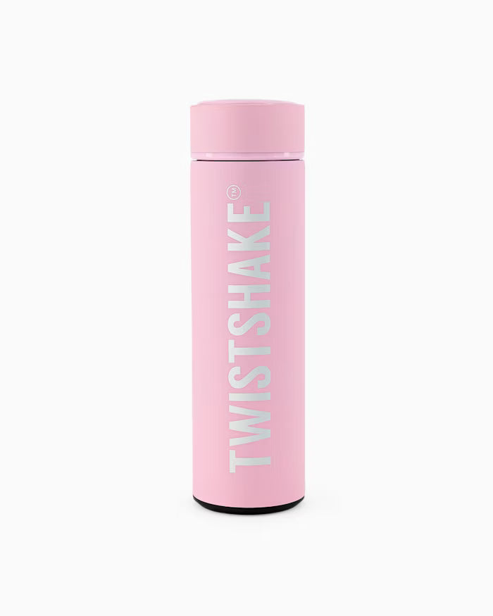 Termo de acero inoxidable para liquidos rosado Twistshake 