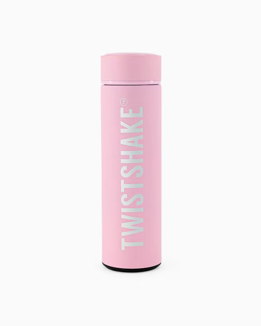 Termo de acero inoxidable para liquidos rosado Twistshake 