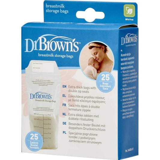Bolsas para Almacenar Leche Materna 25 unidades Dr Browns