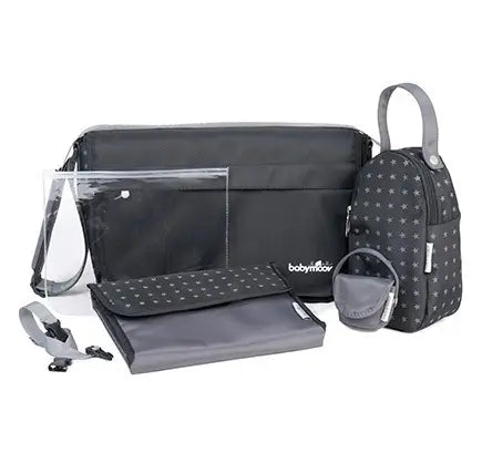 Bolso Pañalero Messenger Bag Negro Babymoov