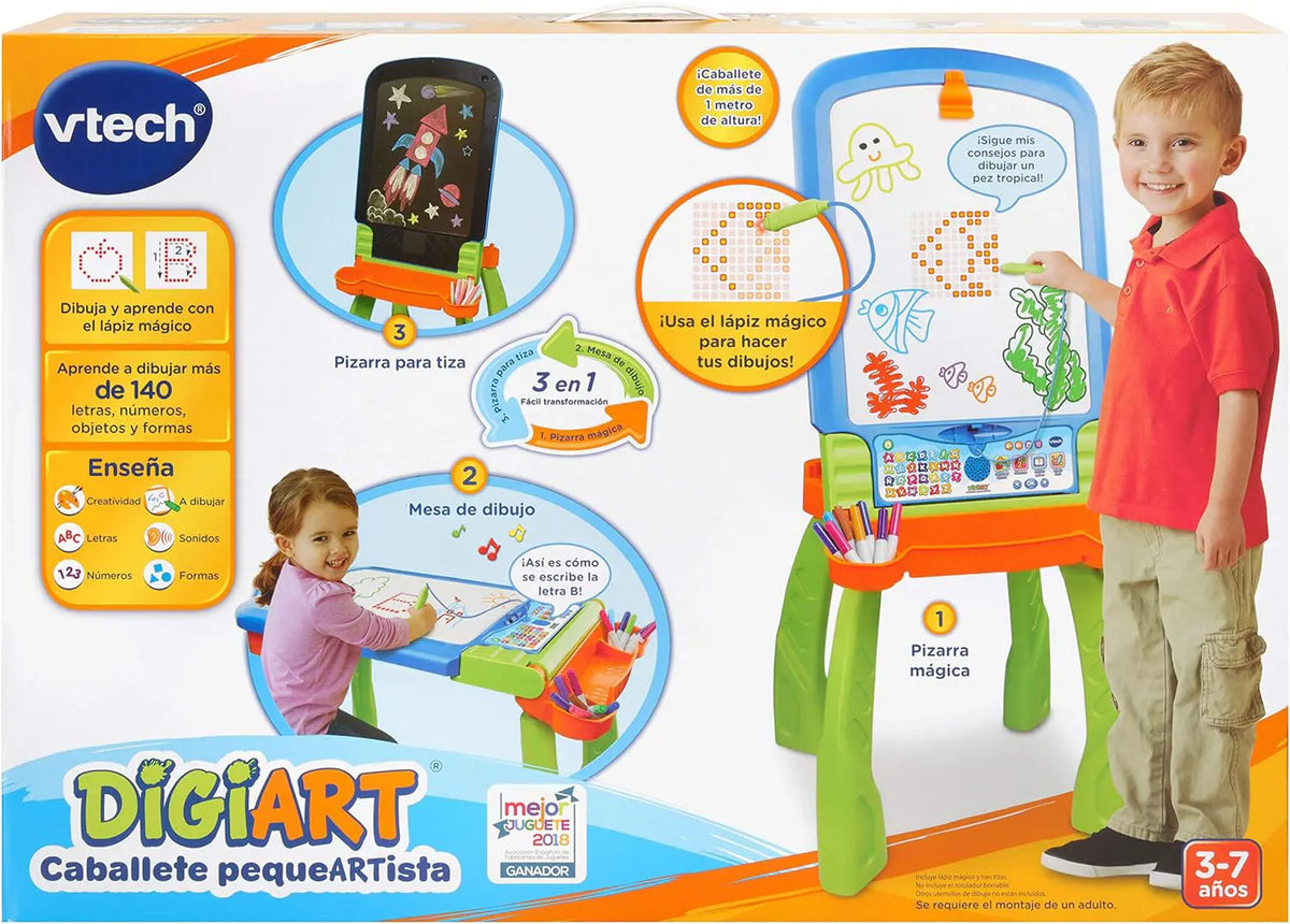 Caballete Pequeartista 3 En 1 - Digiart Vtech