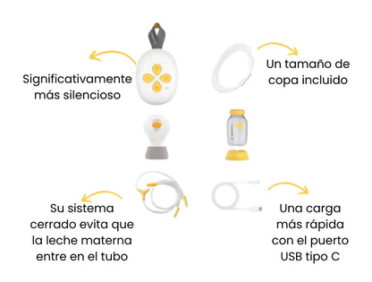 Solo Extractor Eléctrico Simple Medela