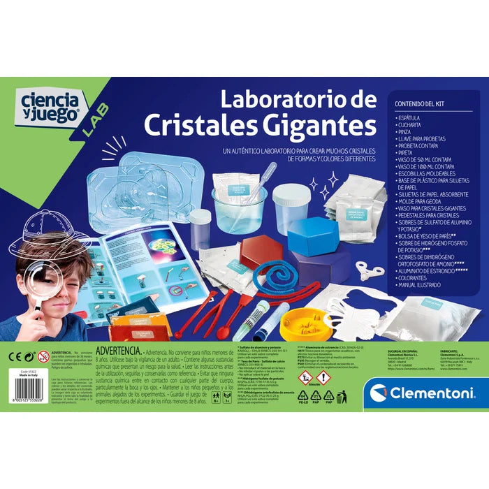 Laboratorio de cristales gigantes Clementoni