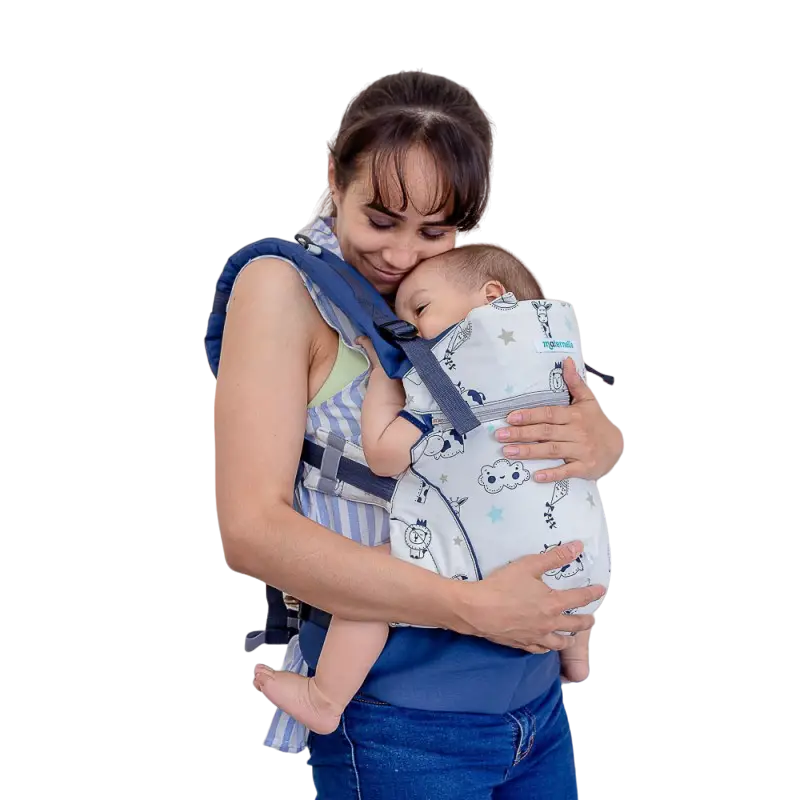 Mochila Ergonómica Evolutiva Azul