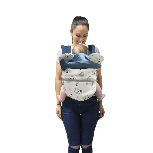 Mochila Ergonómica Evolutiva Azul