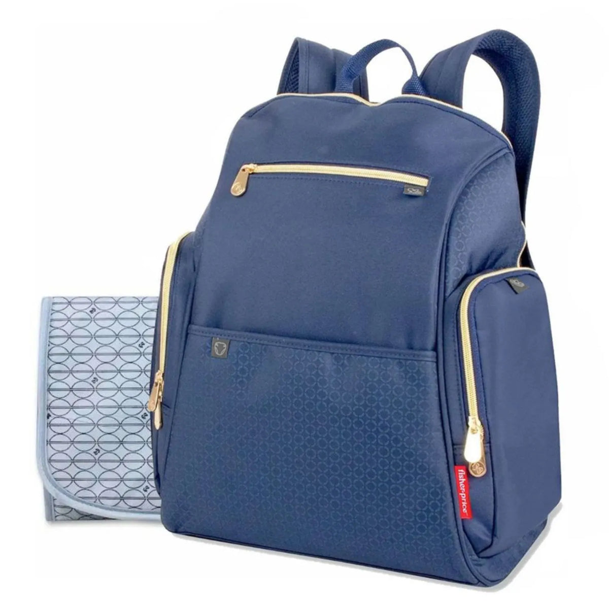 Mochila Pañalera Print Azul