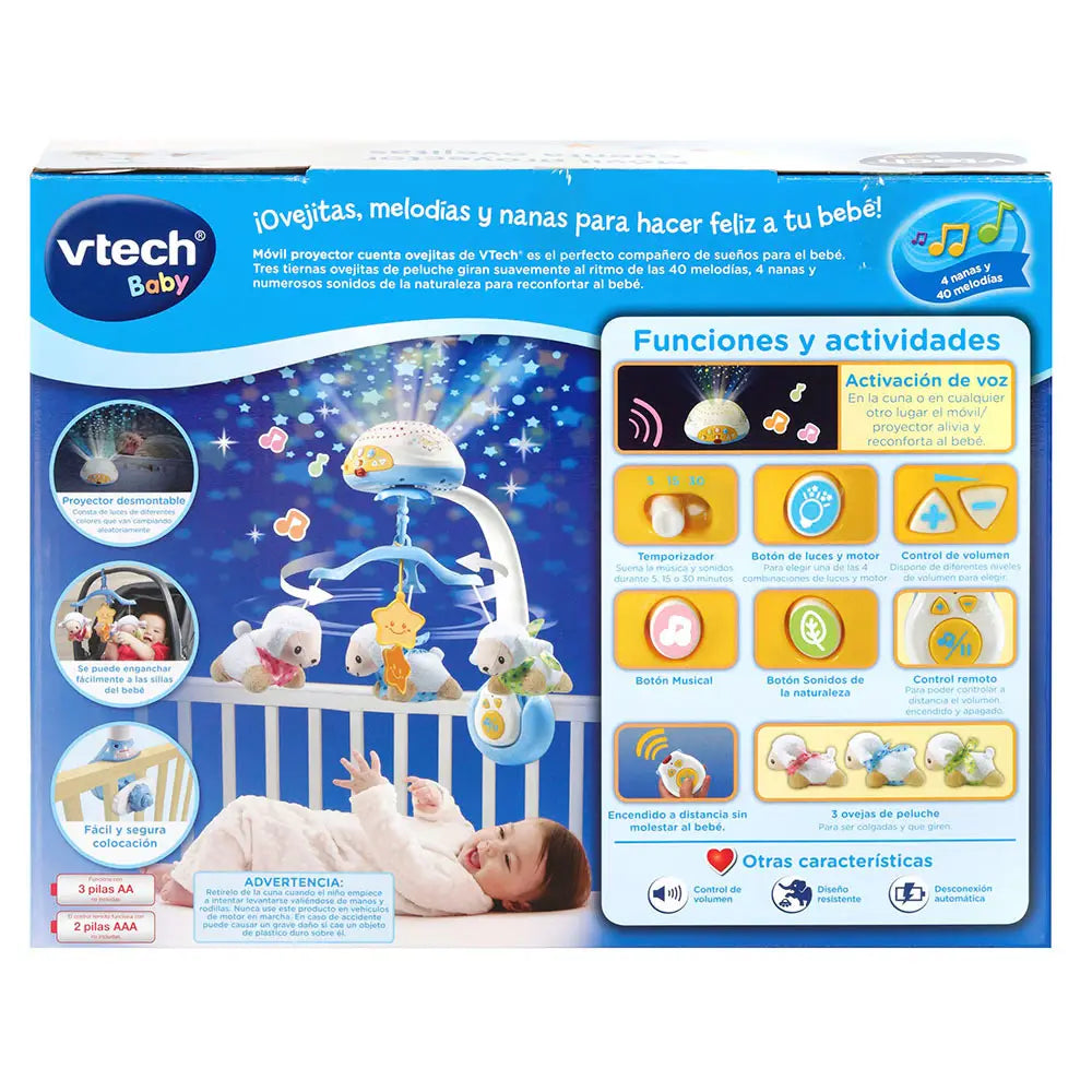 Móvil proyector Cuenta ovejitas Vtech