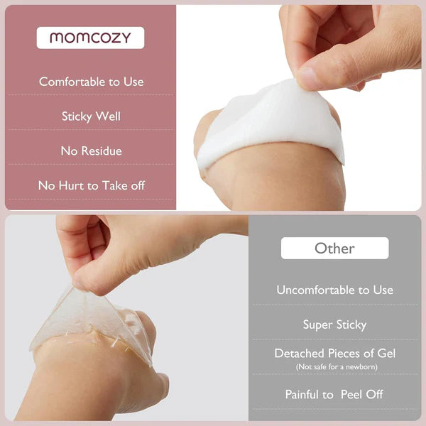 Almohadillas de hidrogel para pezones con lanolina Momcozy