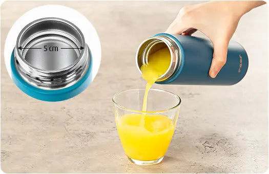 Termo De Acero Inoxidable Para Líquidos Azul